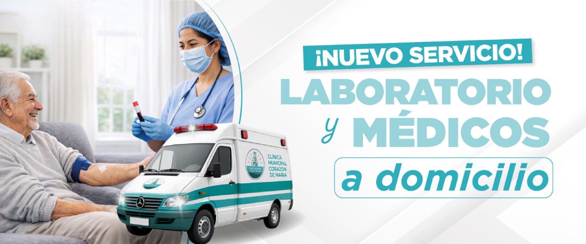 Nuevo servicio - Laboratorio y medicos a domicilio